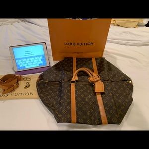 Authentic Preloved Louis Vuitton Keepall Bando